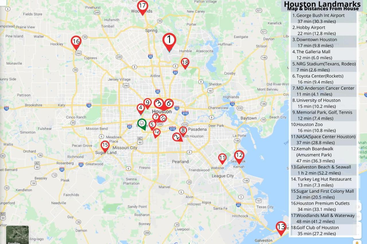 Rodeo, Grb, Nrg, Galleria, Medical Center, Mm Park, Galveston - Breakwood Holiday home *